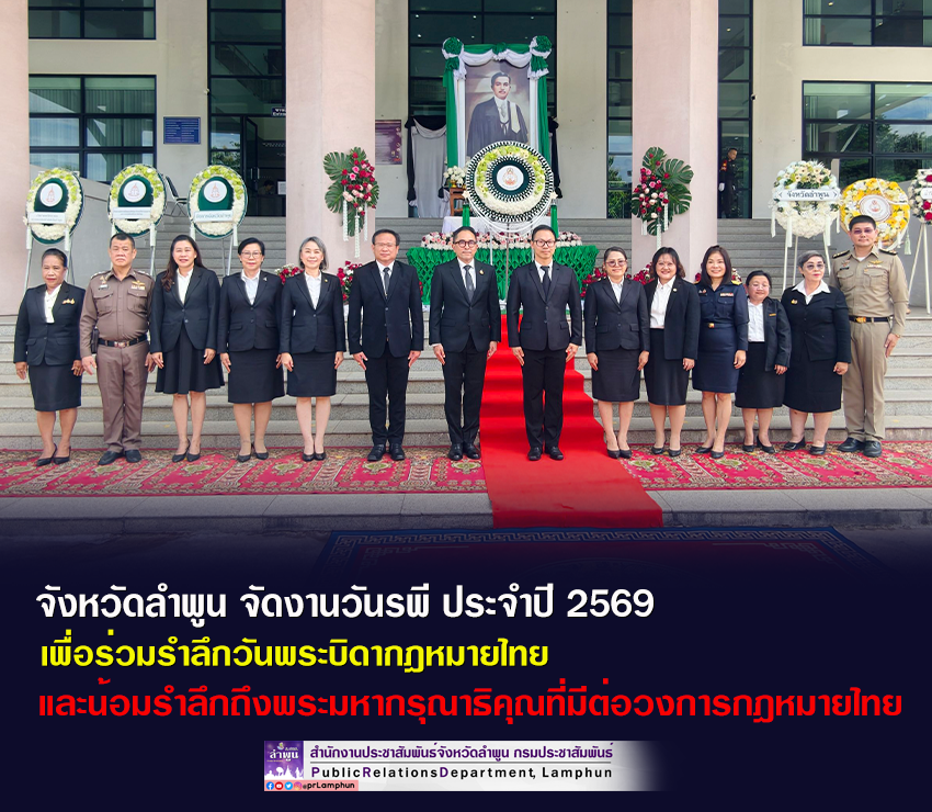 จังหวัดลำพูน จัดงานวันรพี ประจำปี 2569